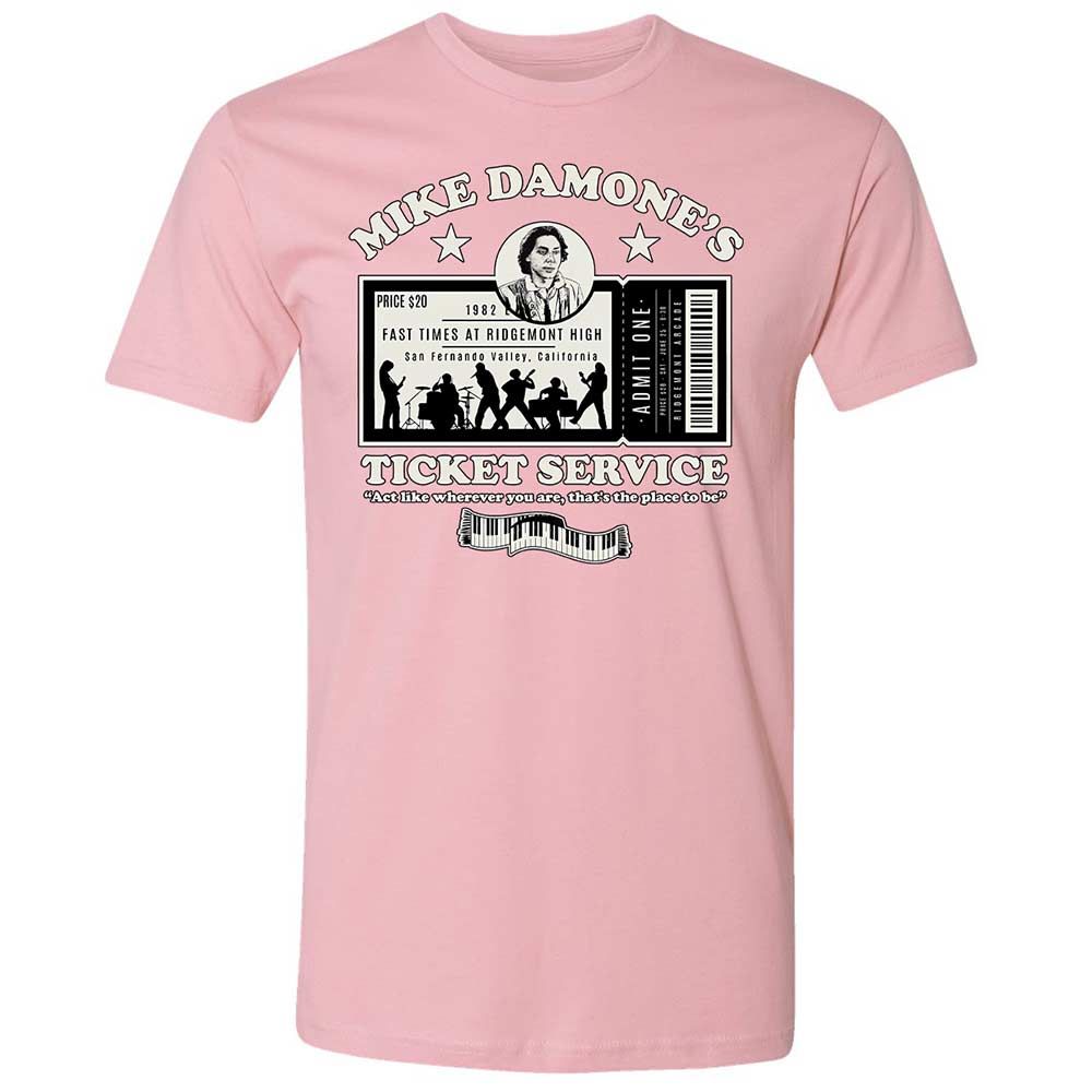 Damone's Ticket Service - Light Pink - 16