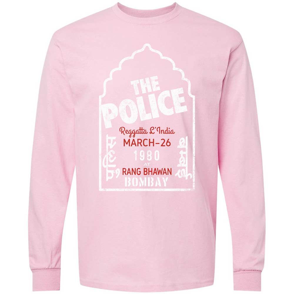 Long Sleeve T-Shirt - VSK9RYXB - Light Pink - 16