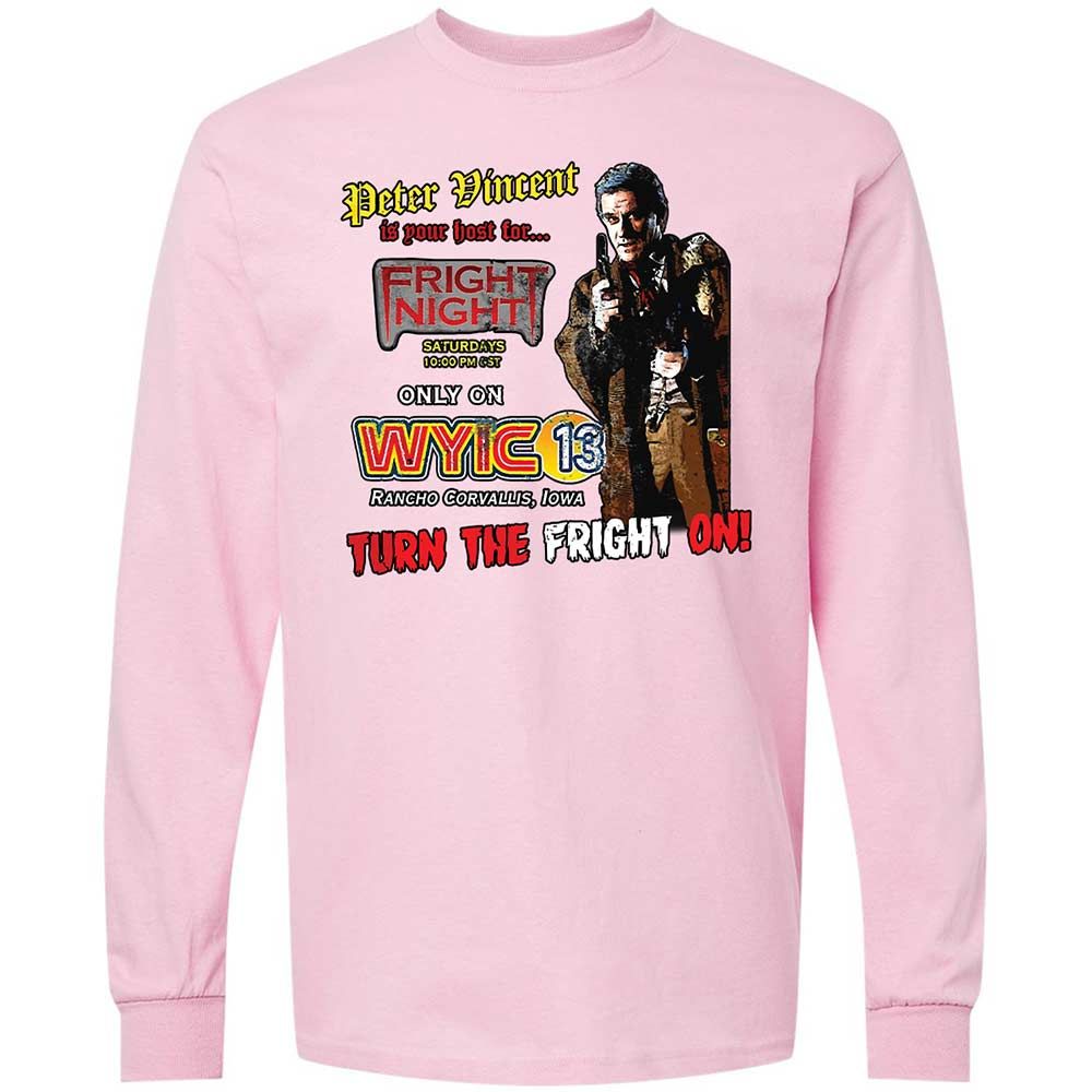 Peter Vincent Fright horror night cult - Light Pink - 16