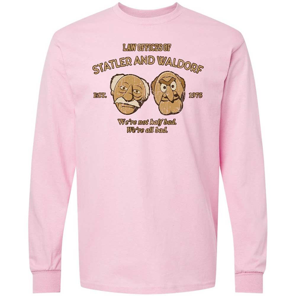 Long Sleeve T-Shirt - B1ZBFFE1 - Light Pink - 16