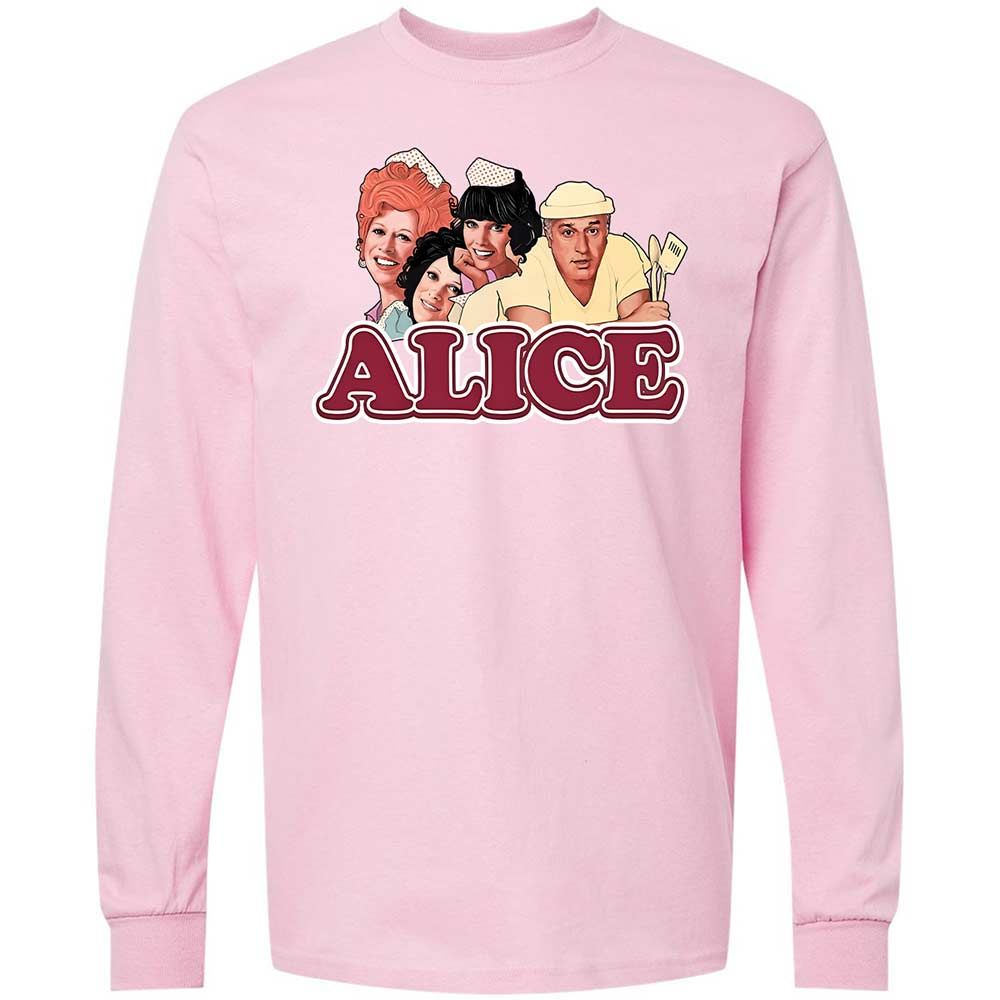 Long Sleeve T-Shirt - 7D5FVNQW - Light Pink - 16