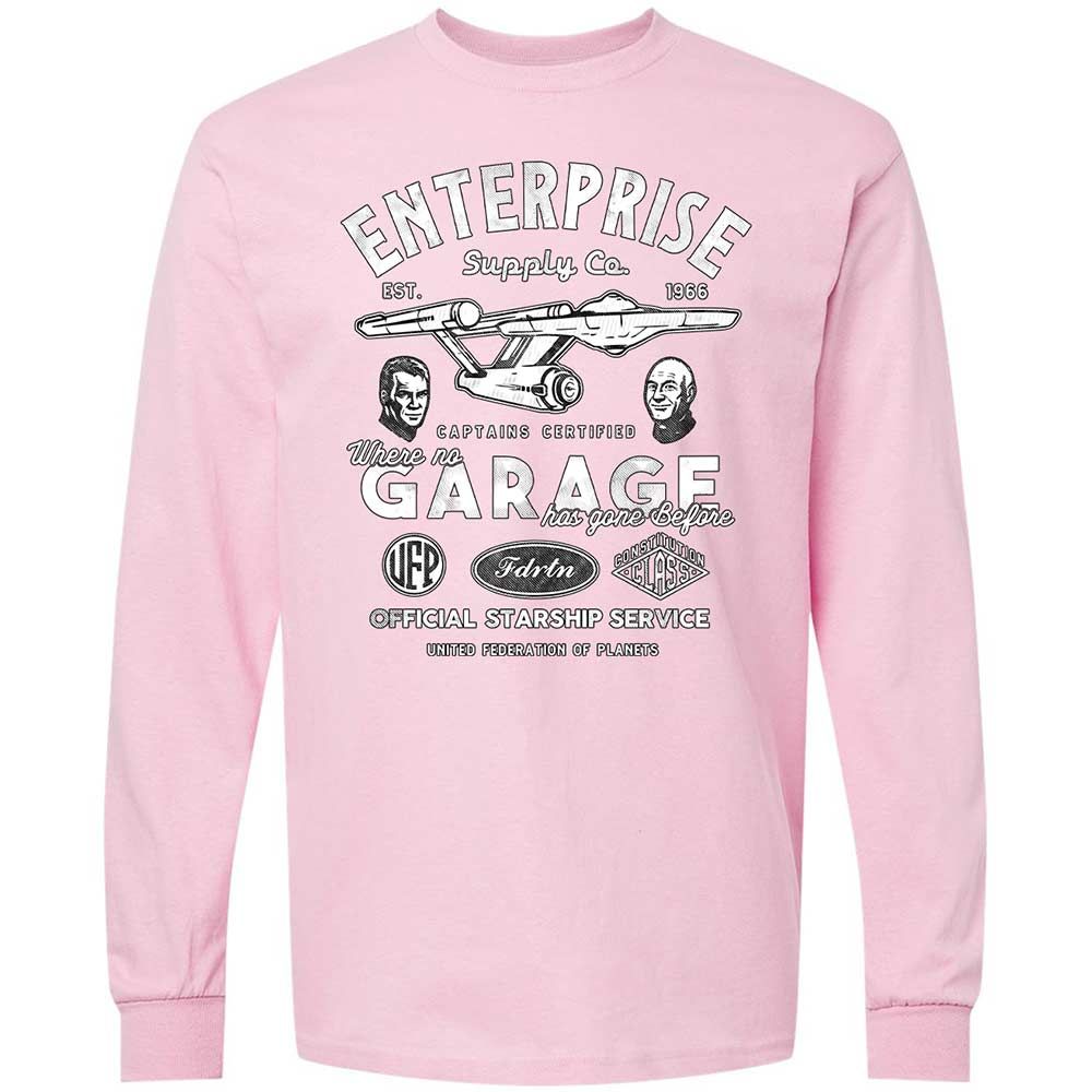 Long Sleeve T-Shirt - C3X9D9WE - Light Pink - 16