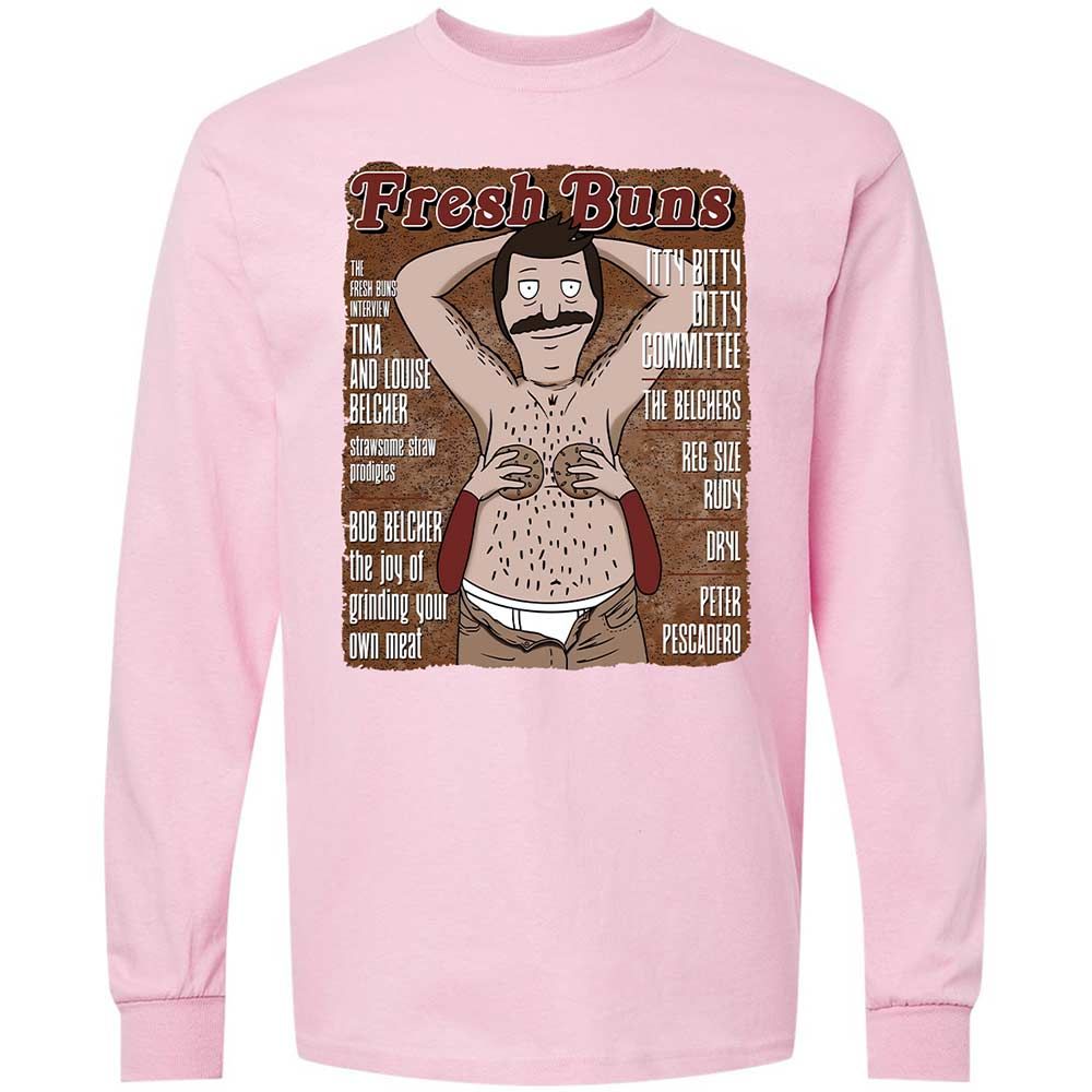 Long Sleeve T-Shirt - E3AEK37S - Light Pink - 16