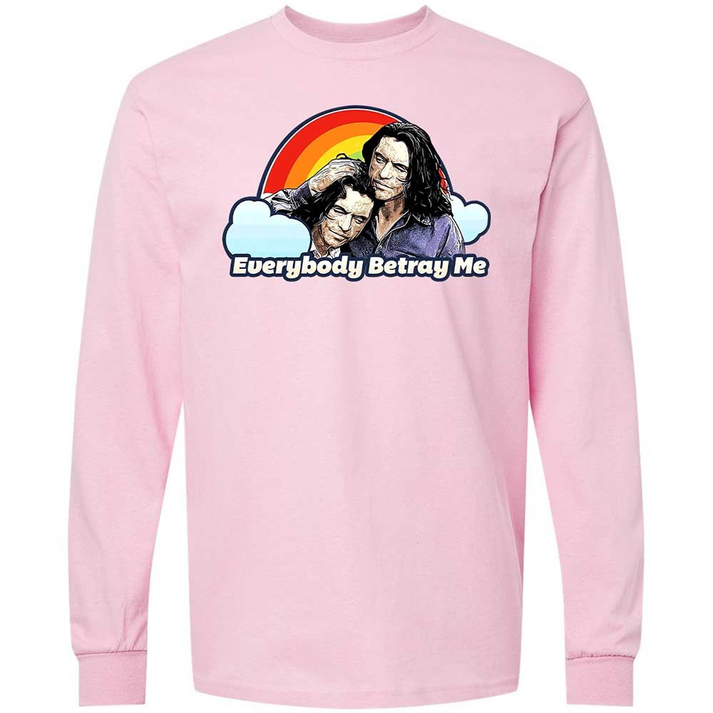 Long Sleeve T-Shirt - 3978HG8X - Light Pink - 16