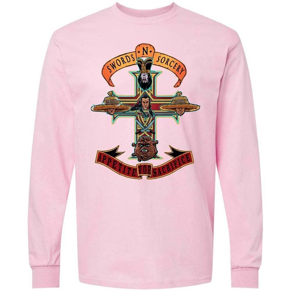 Long Sleeve T-Shirt - HTFCZABX - Light Pink - 16
