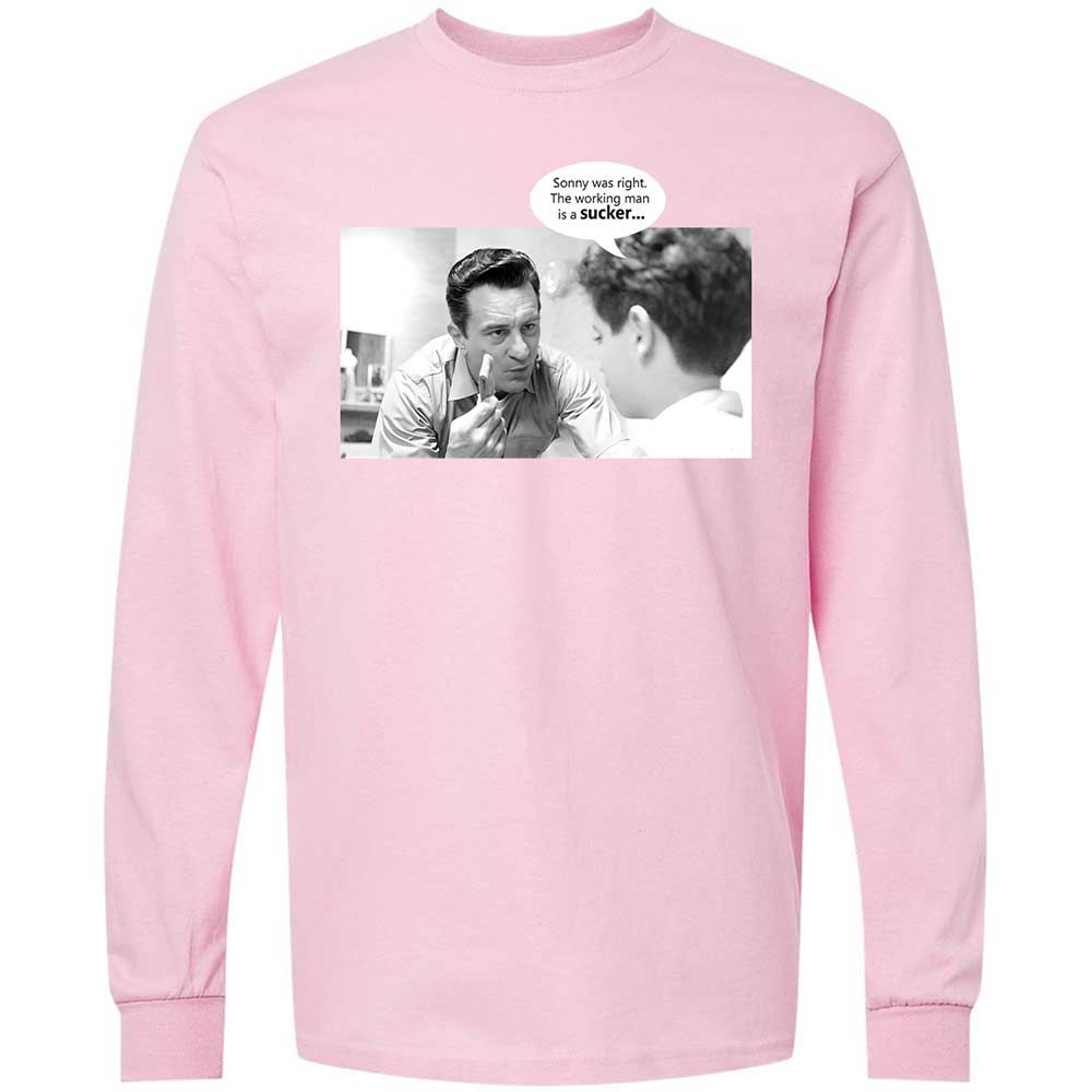 Long Sleeve T-Shirt - YGGLE5KP - Light Pink - 16