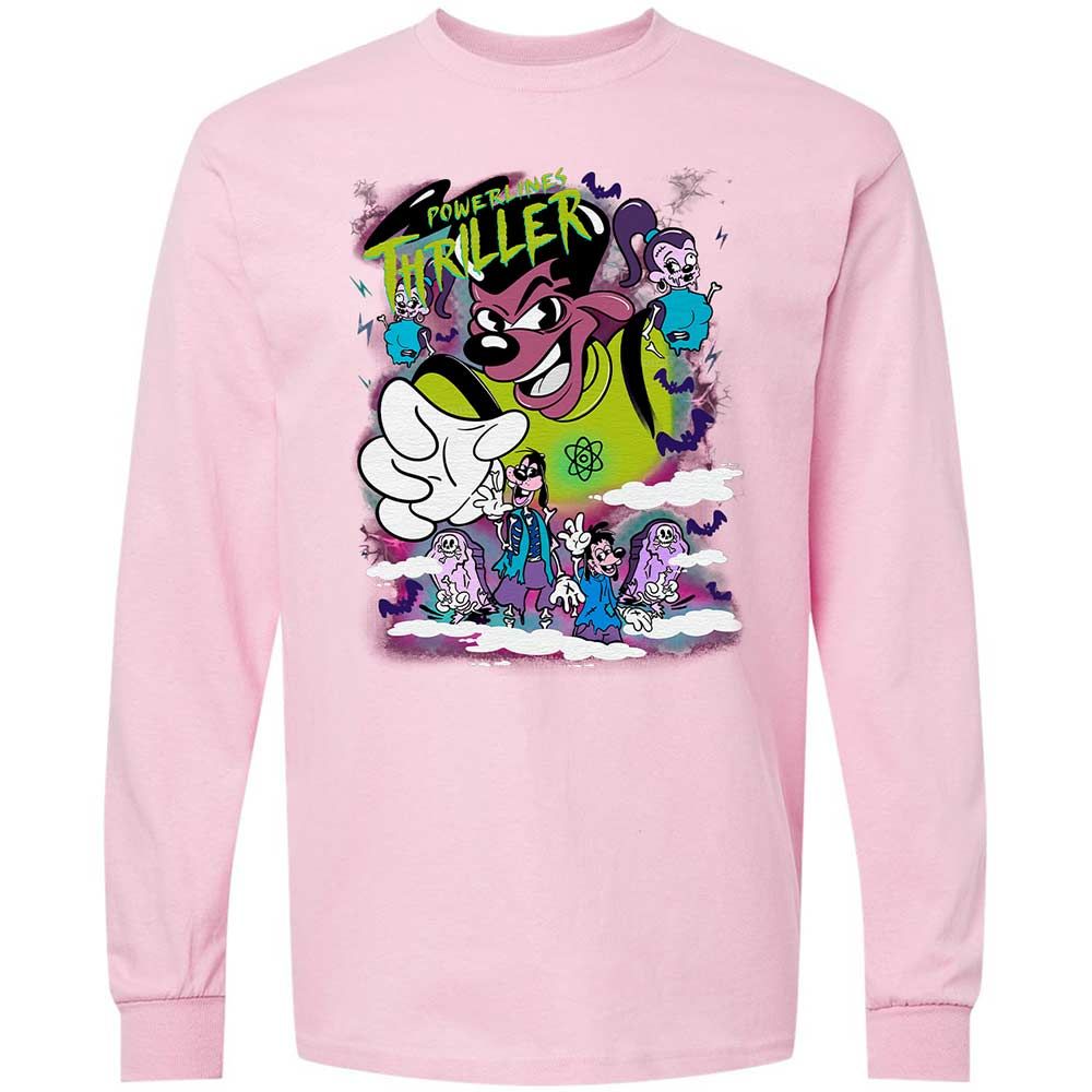 Vintage Pop Cartoon Horror Mashup - Light Pink - 16