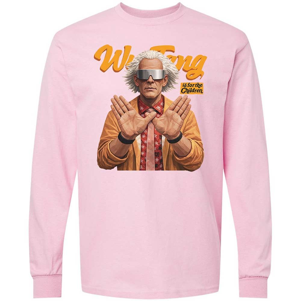 Long Sleeve T-Shirt - Black - Light Pink - 16
