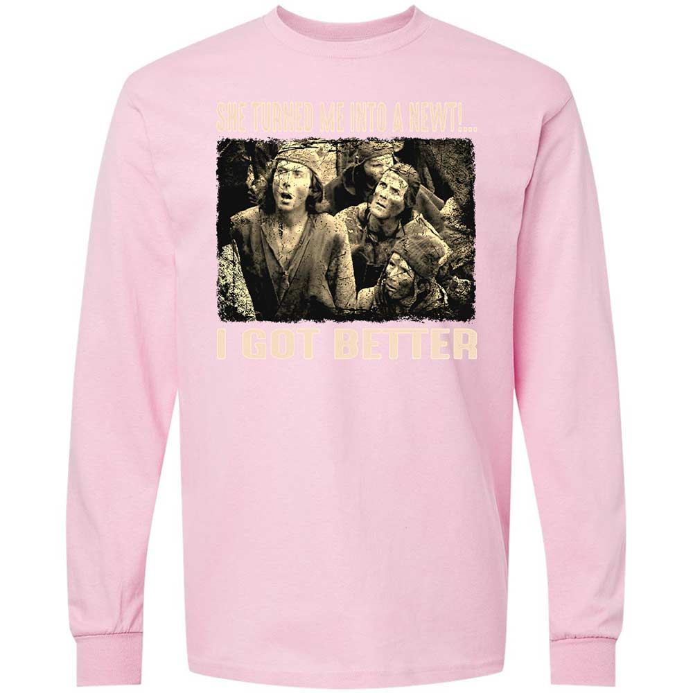 Long Sleeve T-Shirt - DRZXWCXN - Light Pink - 16