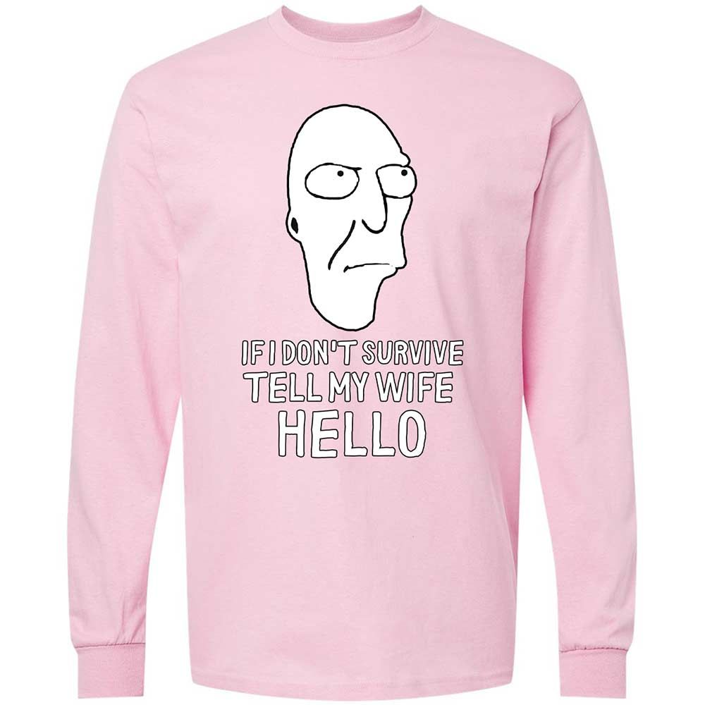 Long Sleeve T-Shirt - 7658UXGZ - Light Pink - 16