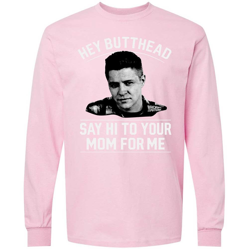 Long Sleeve T-Shirt - H66P2J1K - Light Pink - 16