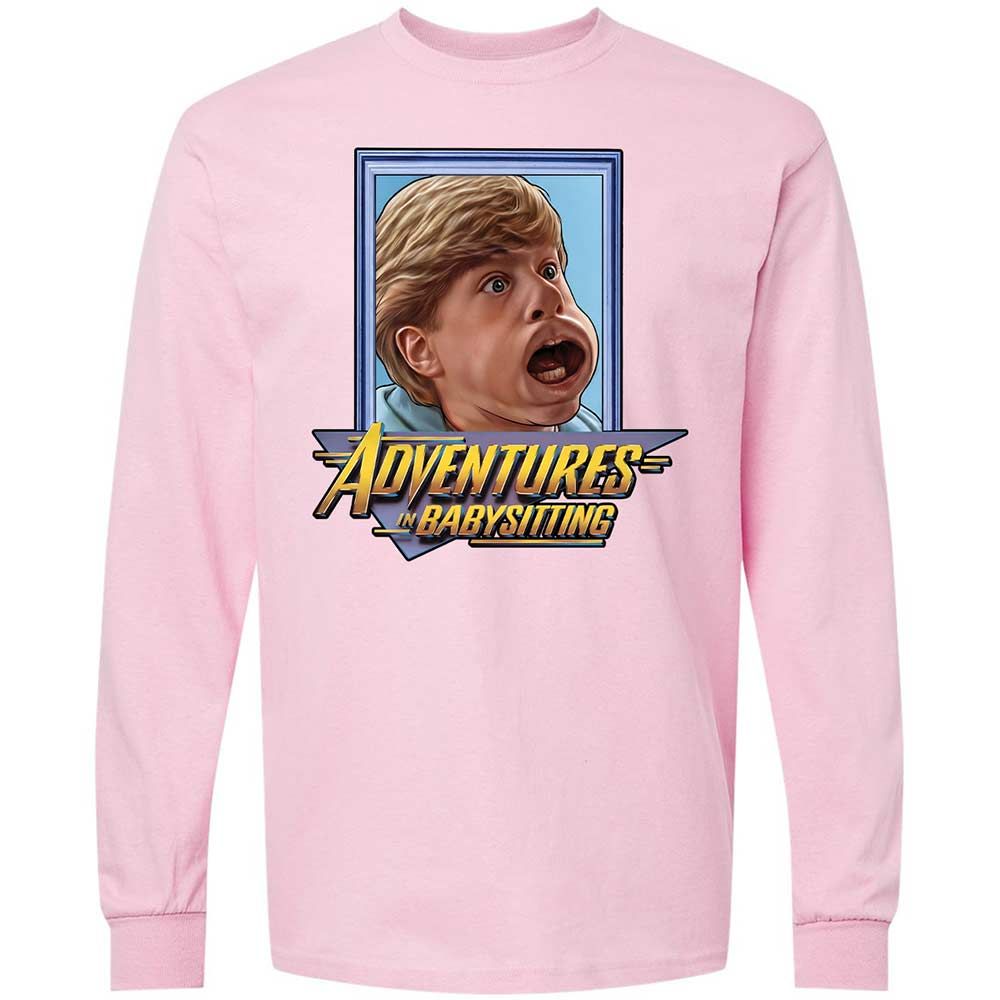 Long Sleeve T-Shirt - SNKEVU59 - Light Pink - 16