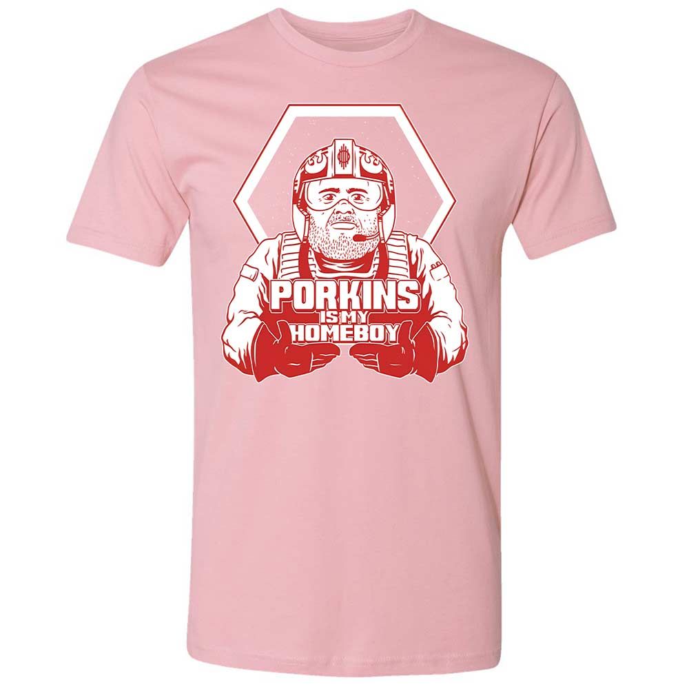 Porkins Is My Homeboy - Light Pink - 16