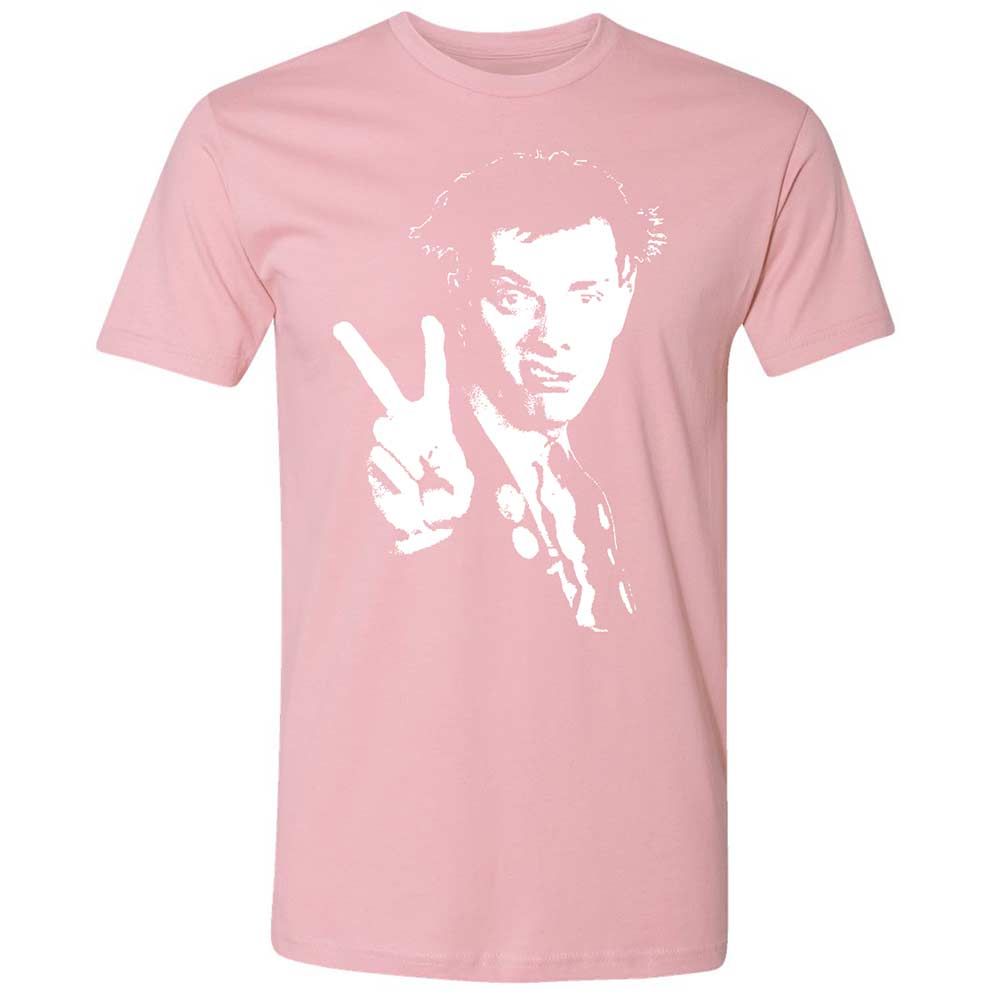 Premium Unisex T-Shirt - Black - Light Pink - 16