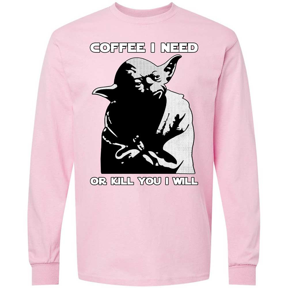 Coffee I Need - Light Pink - 16