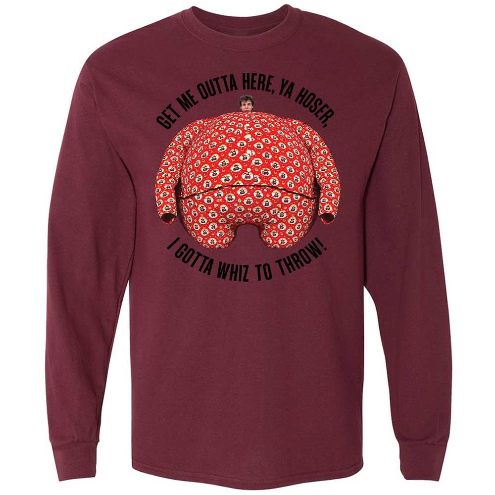 Long Sleeve T-Shirt - 4UG8QQ4Q - Maroon - 16