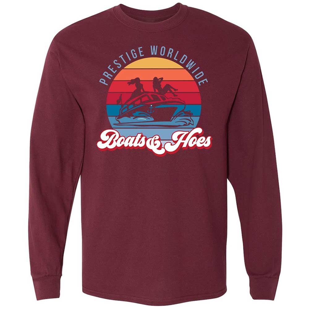 Long Sleeve T-Shirt - WB9CF64B - Maroon - 16