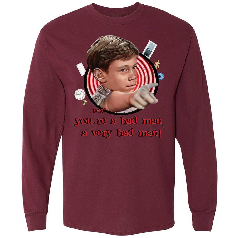 Long Sleeve T-Shirt - 5A6LWZZR - Maroon - 16