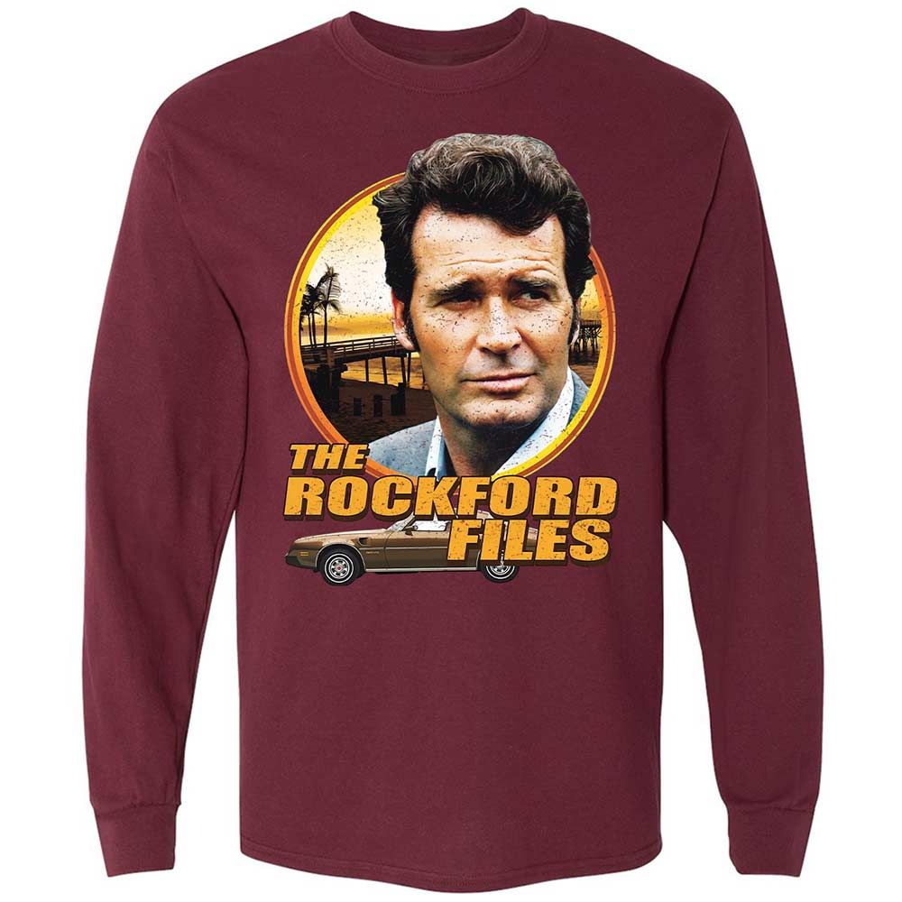 Long Sleeve T-Shirt - 4U6XYEPW - Maroon - 16