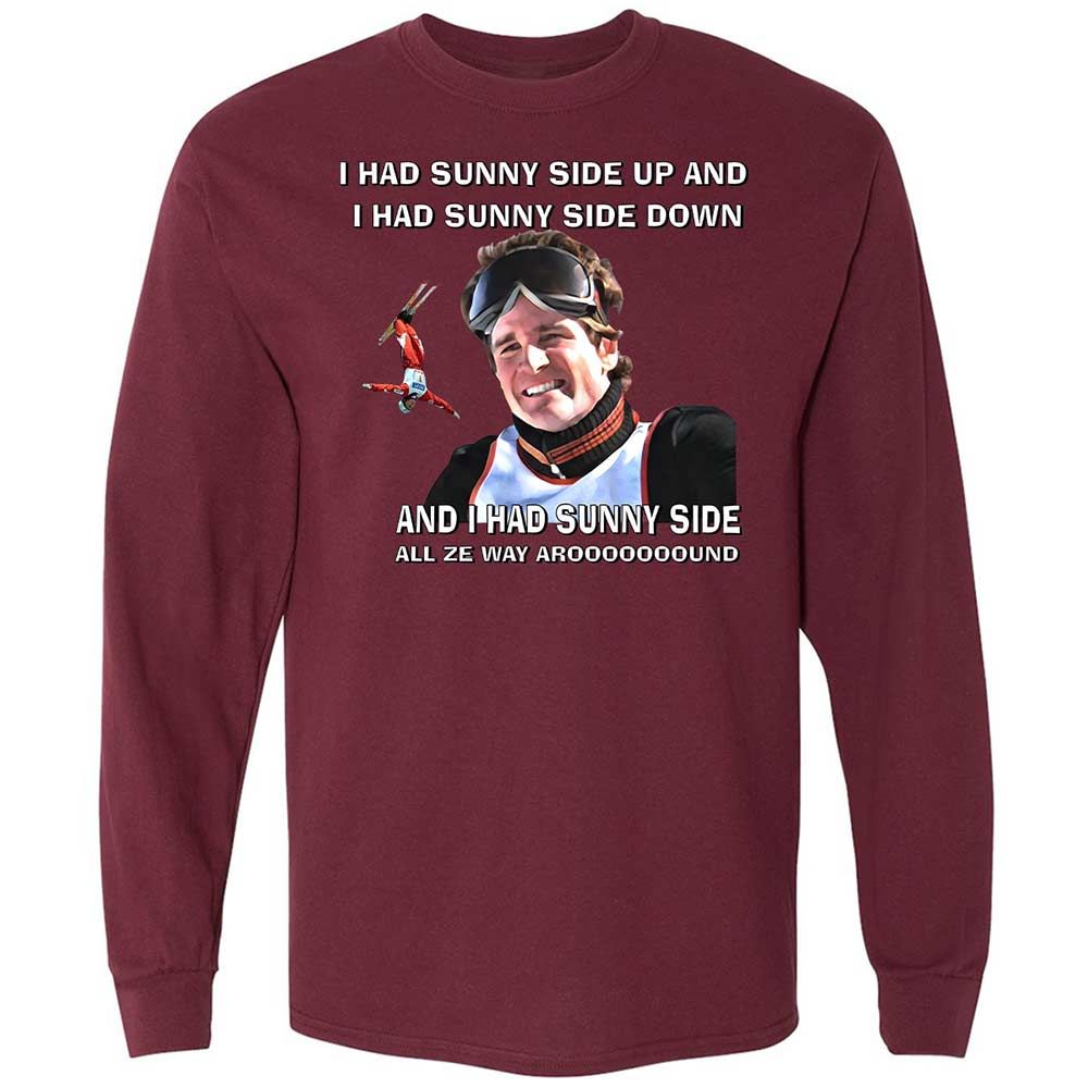 Long Sleeve T-Shirt - W6LFUTF5 - Maroon - 16
