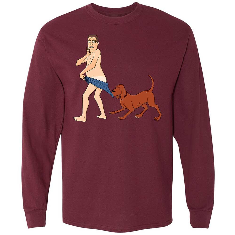 Long Sleeve T-Shirt - CL2A4JTE - Maroon - 16