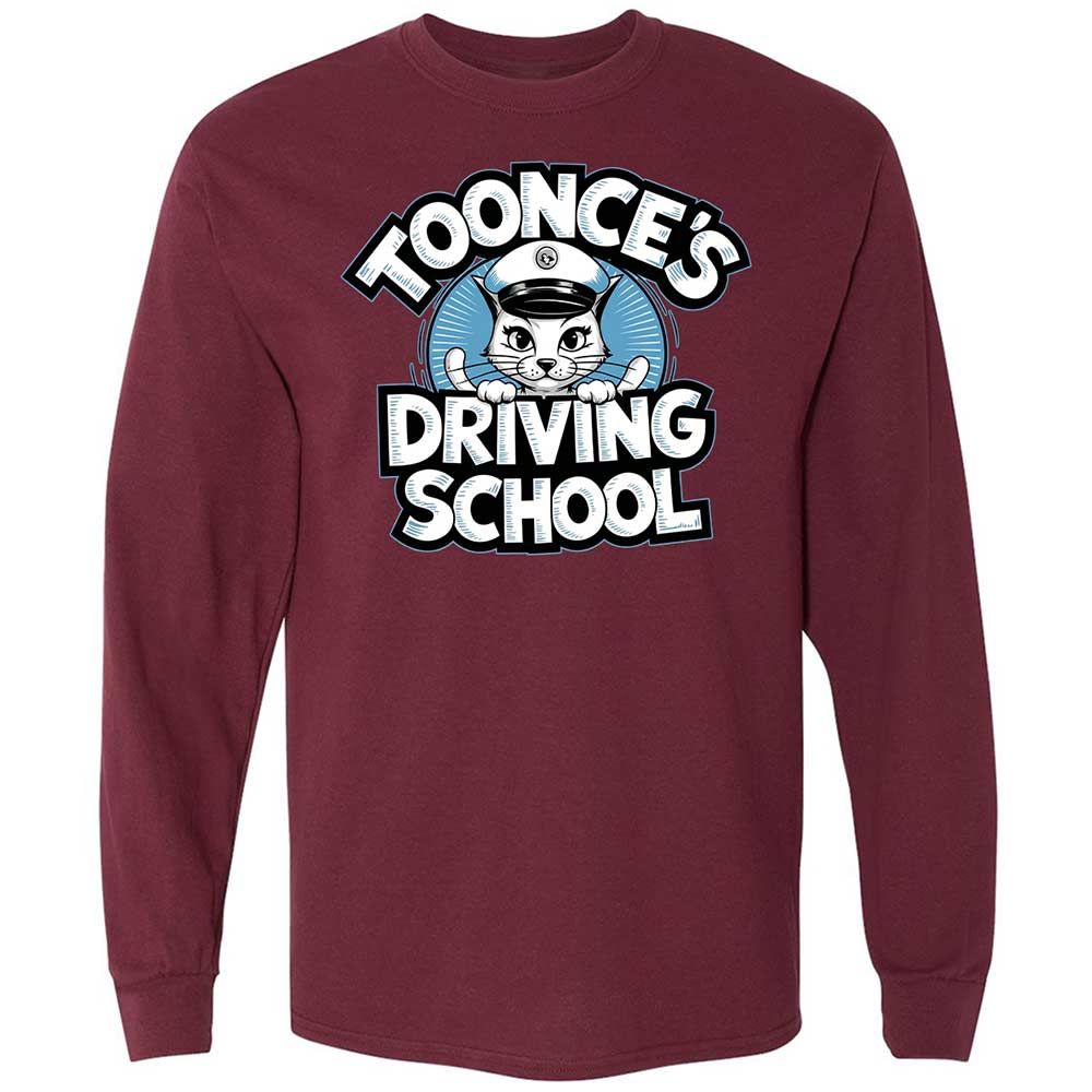 Long Sleeve T-Shirt - DE7PMRQS - Maroon - 16