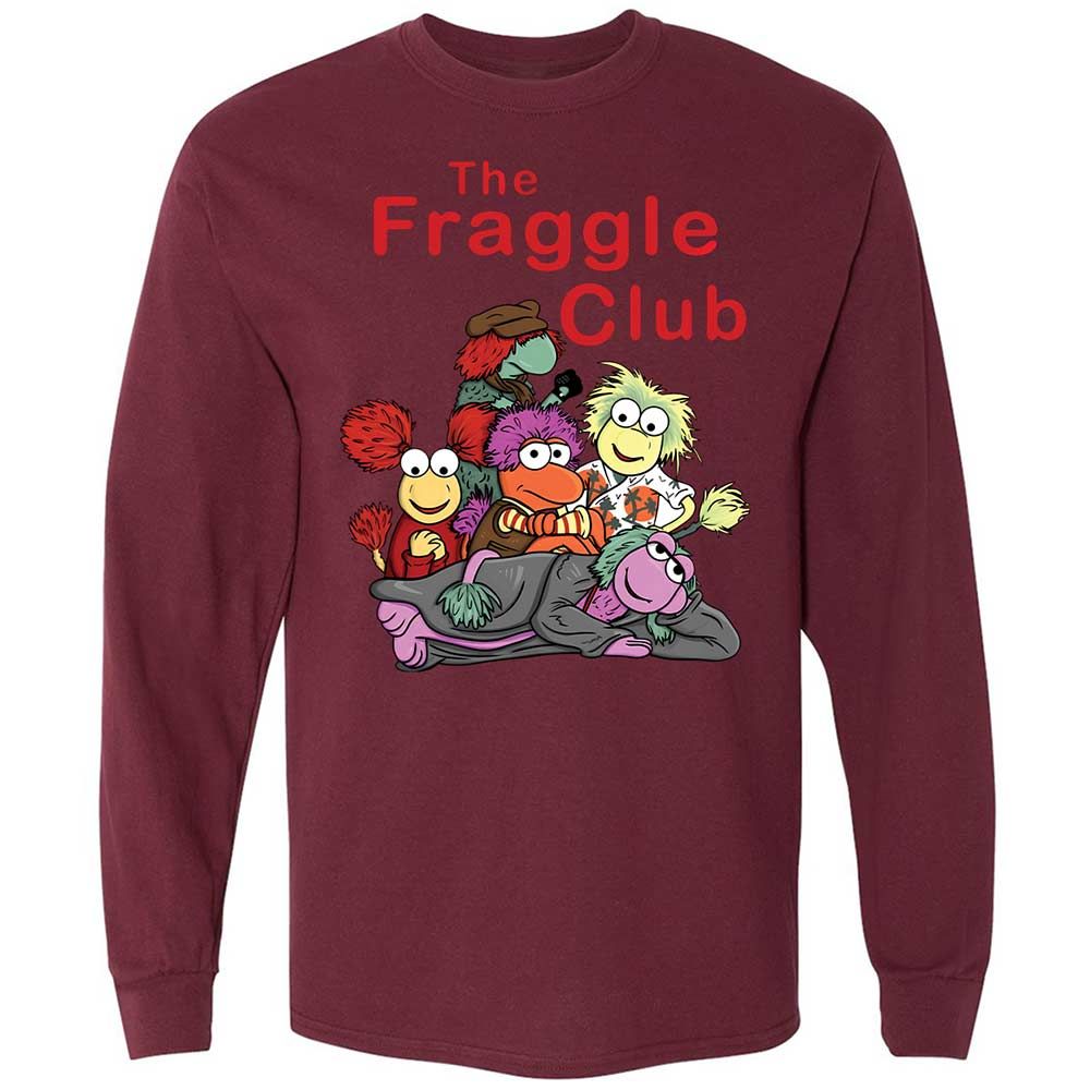 Long Sleeve T-Shirt - 4AXNHQDP - Maroon - 16