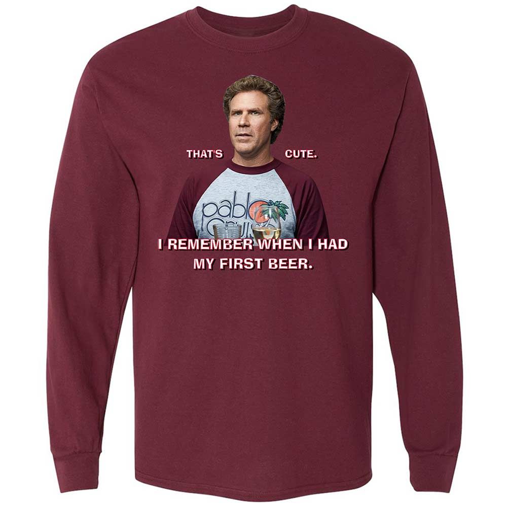Long Sleeve T-Shirt - SJRBLKZ4 - Maroon - 16