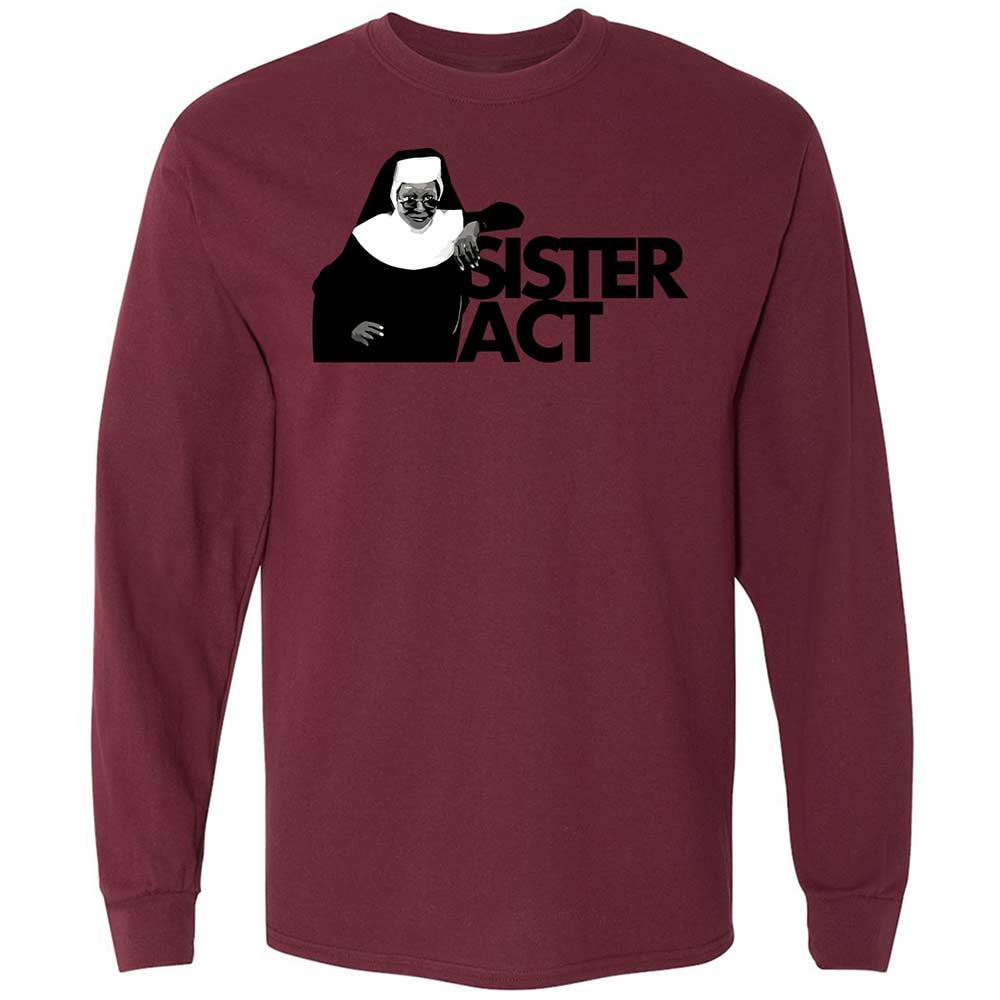 Long Sleeve T-Shirt - PUH1WX55 - Maroon - 16