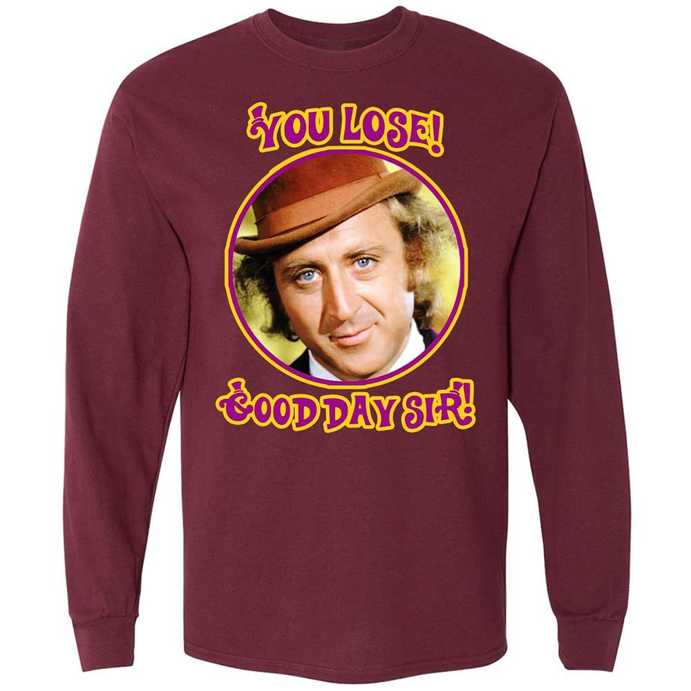 Long Sleeve T-Shirt - P417ZZWV - Maroon - 16