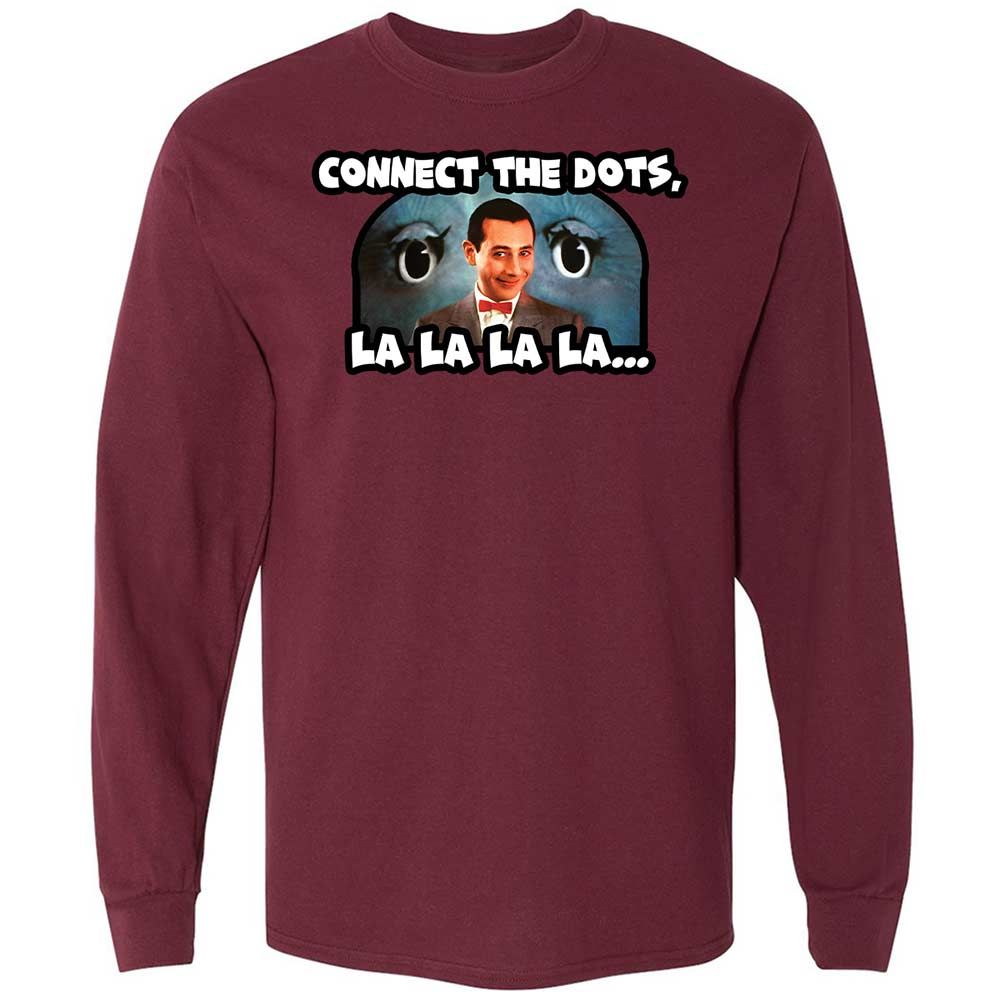 Long Sleeve T-Shirt - Q6GJ5X9Z - Maroon - 16