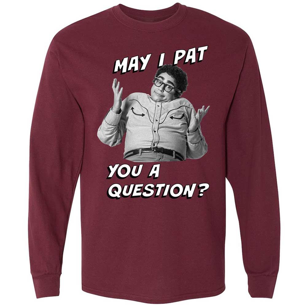 Long Sleeve T-Shirt - BXMFJTF3 - Maroon - 16