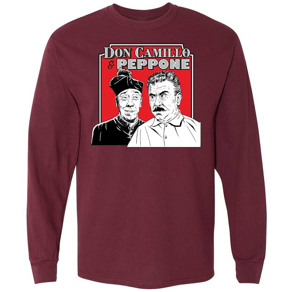 Long Sleeve T-Shirt - HQAXDQ62 - Maroon - 16
