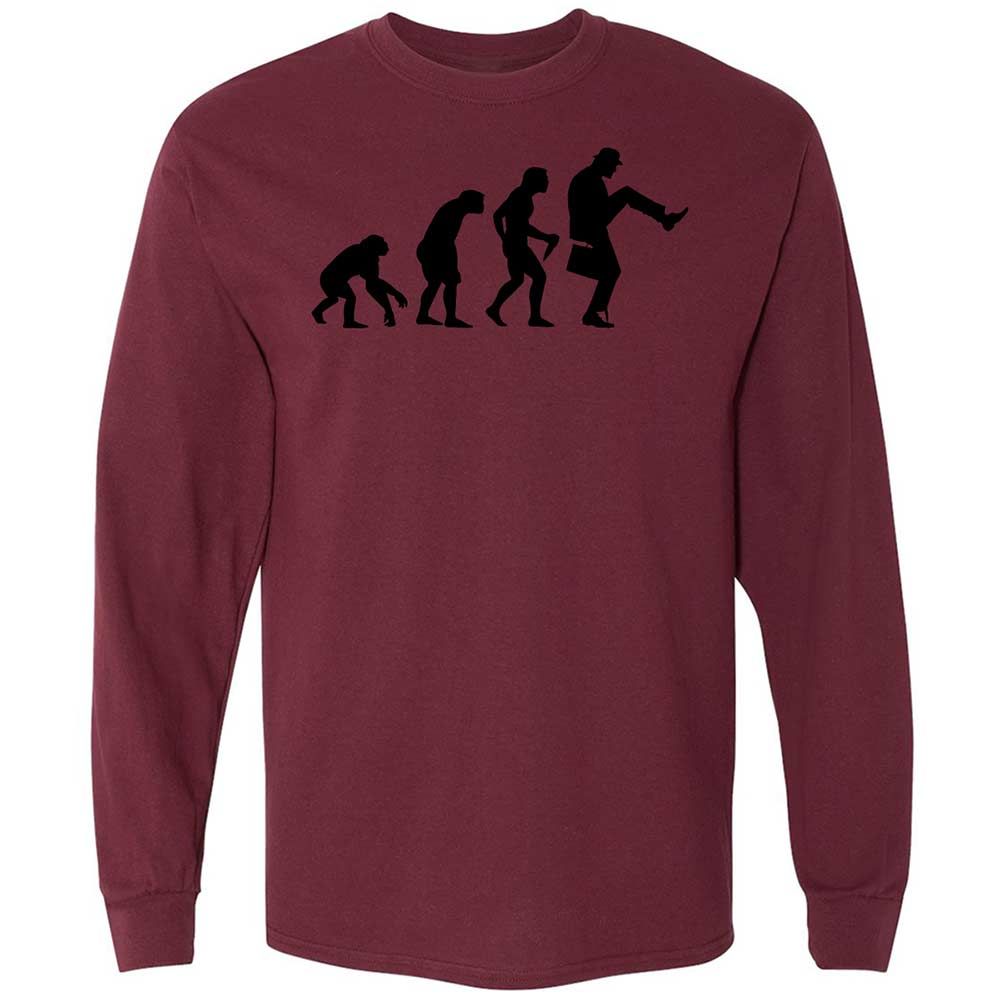 Long Sleeve T-Shirt - 4QZY9DV5 - Maroon - 16