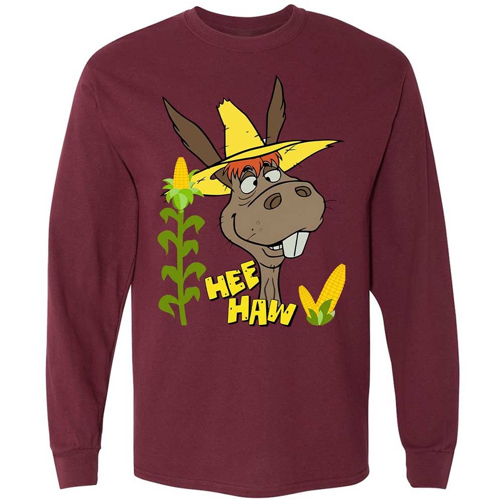 Long Sleeve T-Shirt - DE564HXM - Maroon - 16