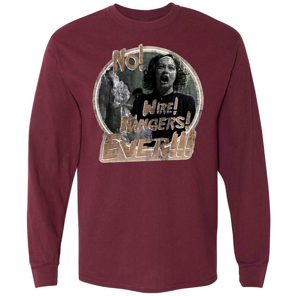 Long Sleeve T-Shirt - N4ZAQFG8 - Maroon - 16