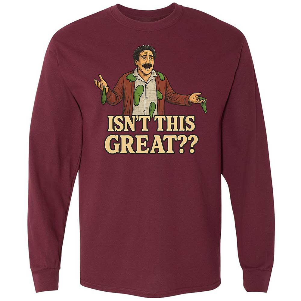 Long Sleeve T-Shirt - 9XRM5CA7 - Maroon - 16