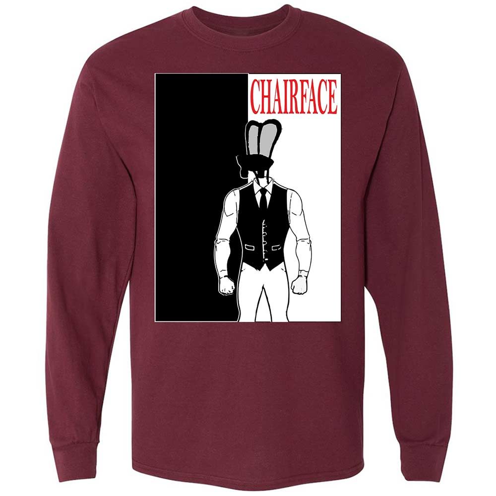 Chairface - Maroon - 16
