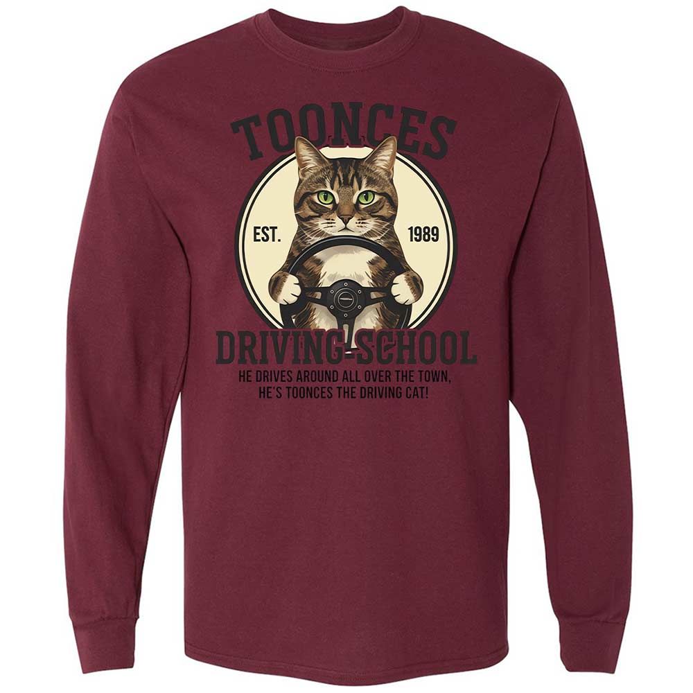Long Sleeve T-Shirt - UQ1H276K - Maroon - 16