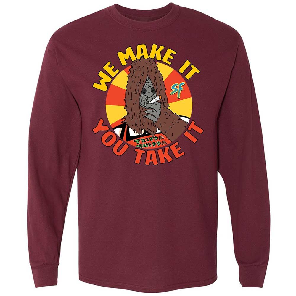 Long Sleeve T-Shirt - DH5LTXMV - Maroon - 16
