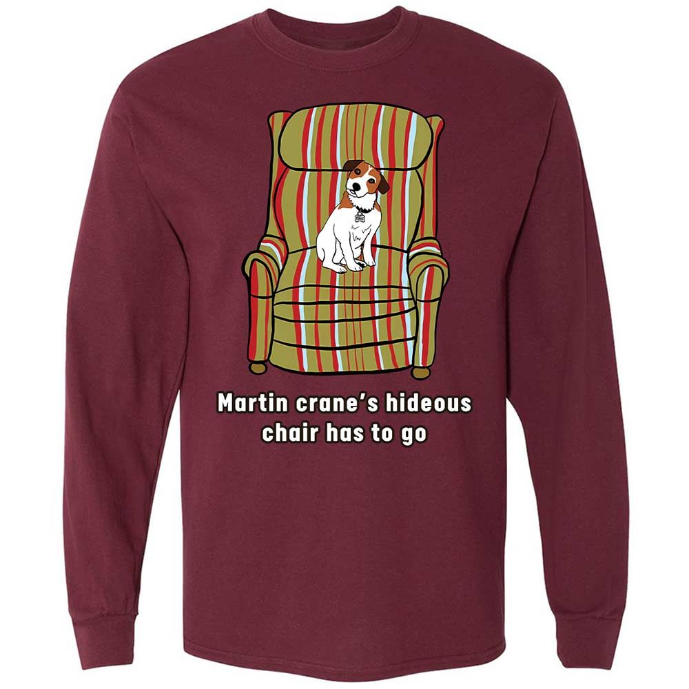 Martin crane hideous chair has to go - Maroon - 16