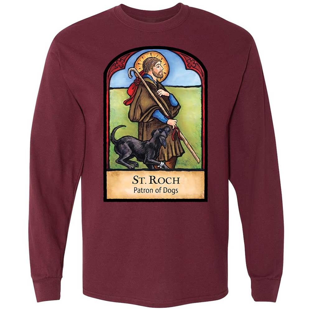 Patron of Dogs - Maroon - 16