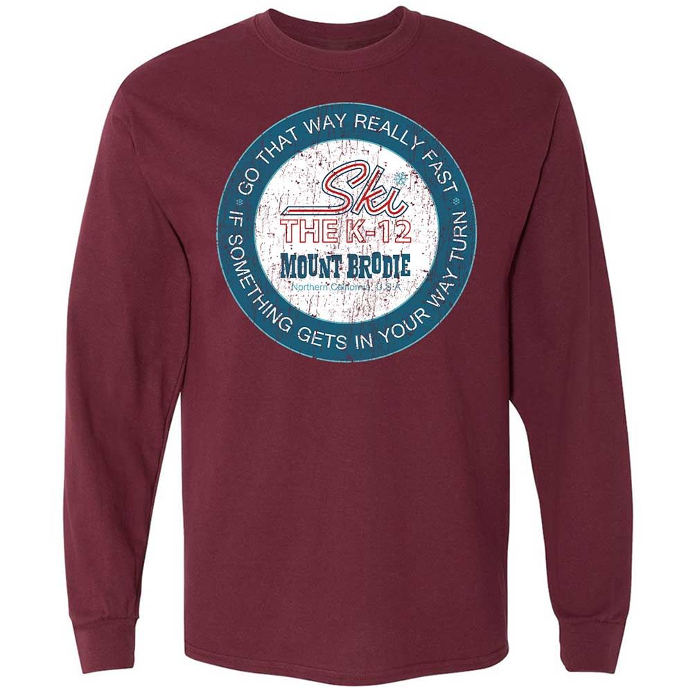 Long Sleeve T-Shirt - QPPRQ8AX - Maroon - 16