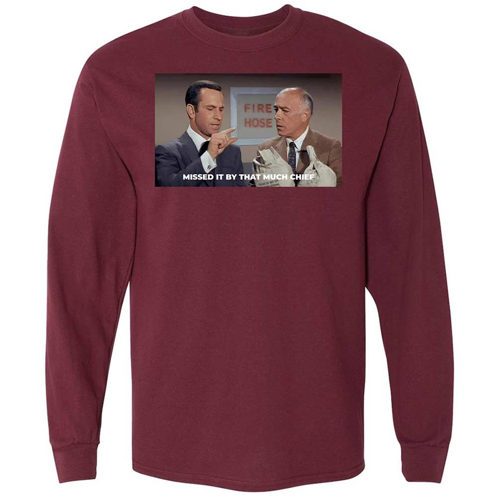 Long Sleeve T-Shirt - 1KXWGZ5X - Maroon - 16