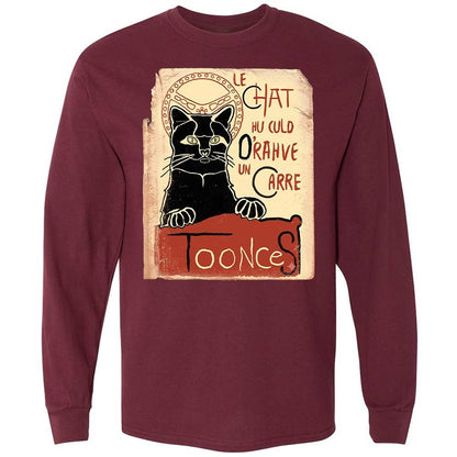Toonces - Le Chat Noir - Maroon - 16
