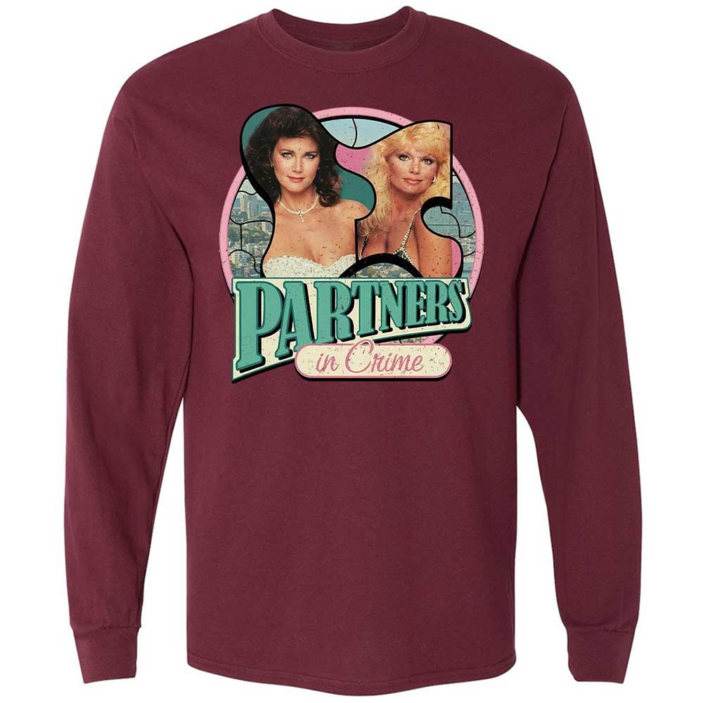 Long Sleeve T-Shirt - C1F7FWRV - Maroon - 16