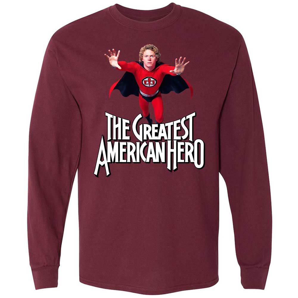 Long Sleeve T-Shirt - L3XES9EN - Maroon - 16