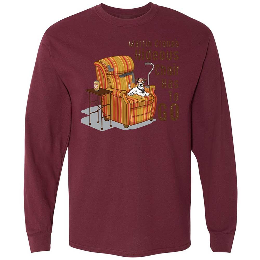 Martin Crane's Hideous Chair - Maroon - 16