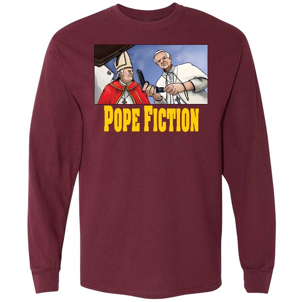 Pope Fiction - Maroon - 16