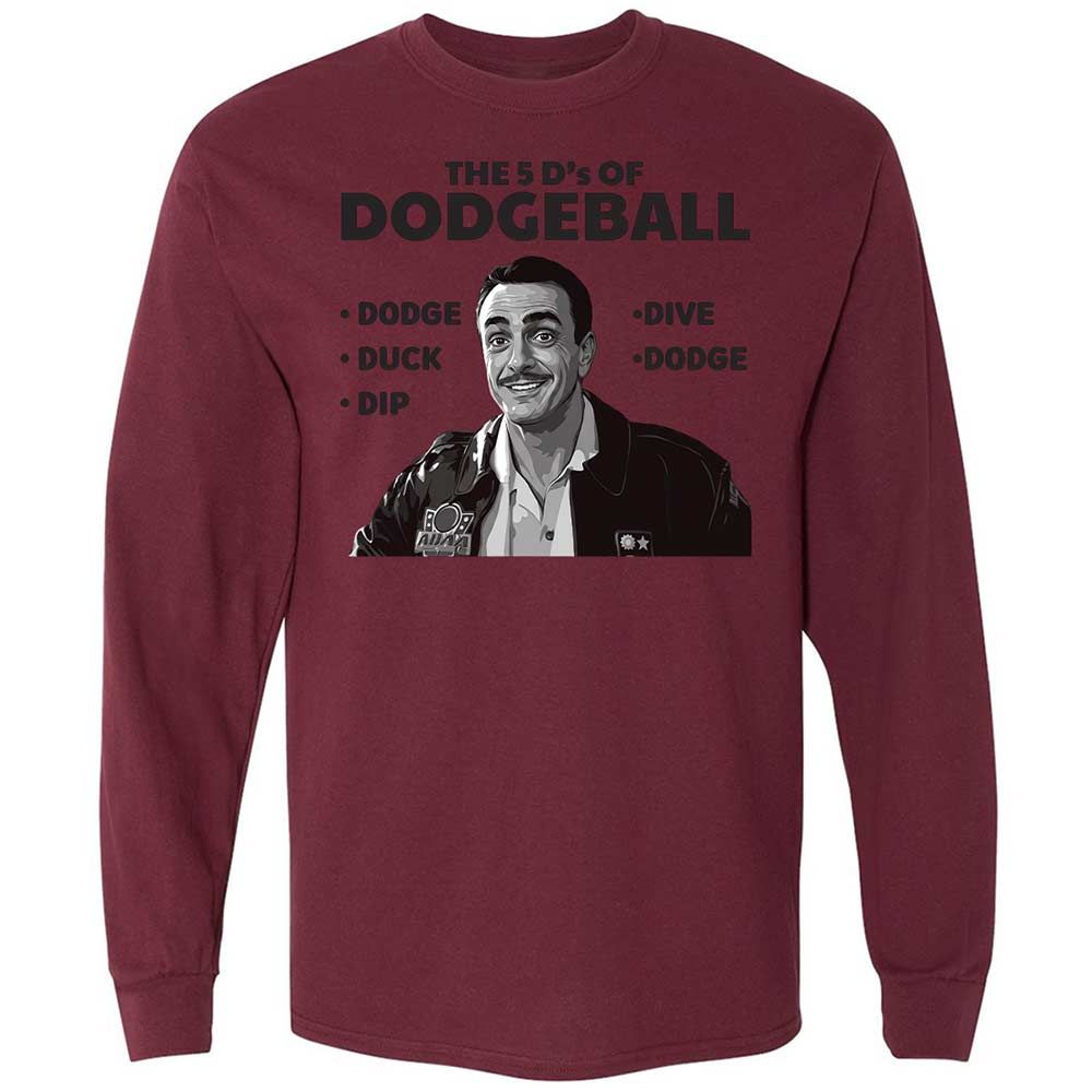 Long Sleeve T-Shirt - 6PX5DQ4V - Maroon - 16